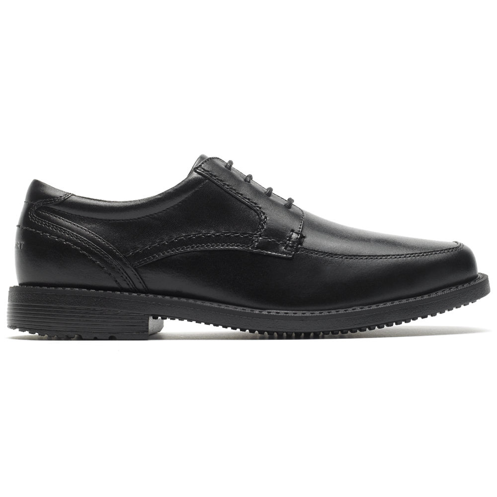 Oxfords Rockport Hombre Mexico - Sherwood Apron Toe Negros - NAQVX9756